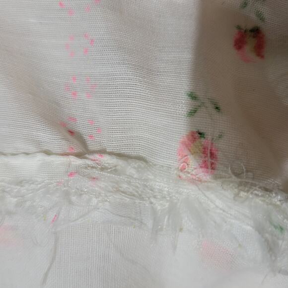 Vintage Vicky Vaughn Prairie Dress White Maxi Embroidered Gigot Puff Sleeve XXS - Picture 11 of 16